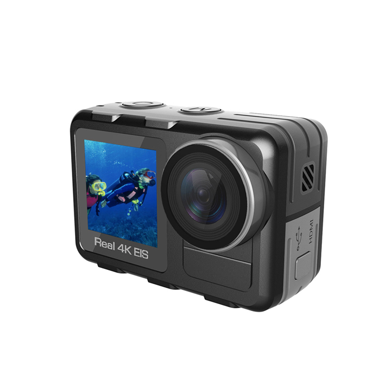 真4K60帧双彩屏智能防抖户外防水运动相机FH02A